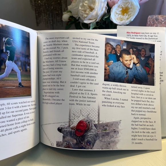 ⚾️🧢1998 Signed Alex Rodriquez “Hit a Grand Slam” (Positively for Kids) Book - Picture 6 of 15